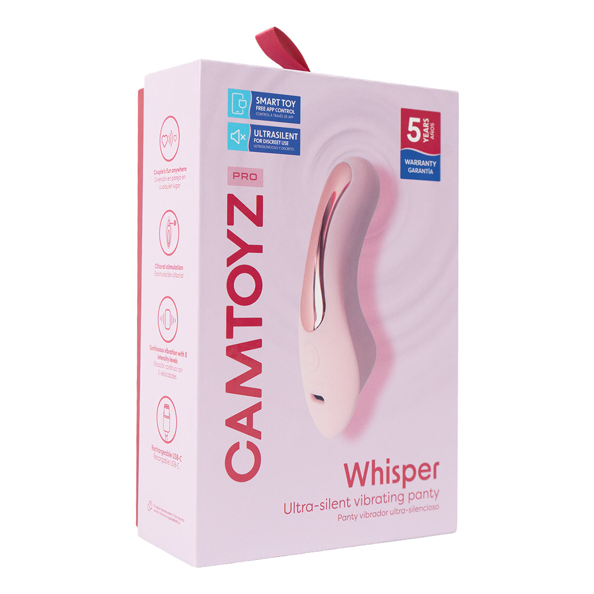 Whisper Panty Vibrador con APP Camtoyz - imagen 7