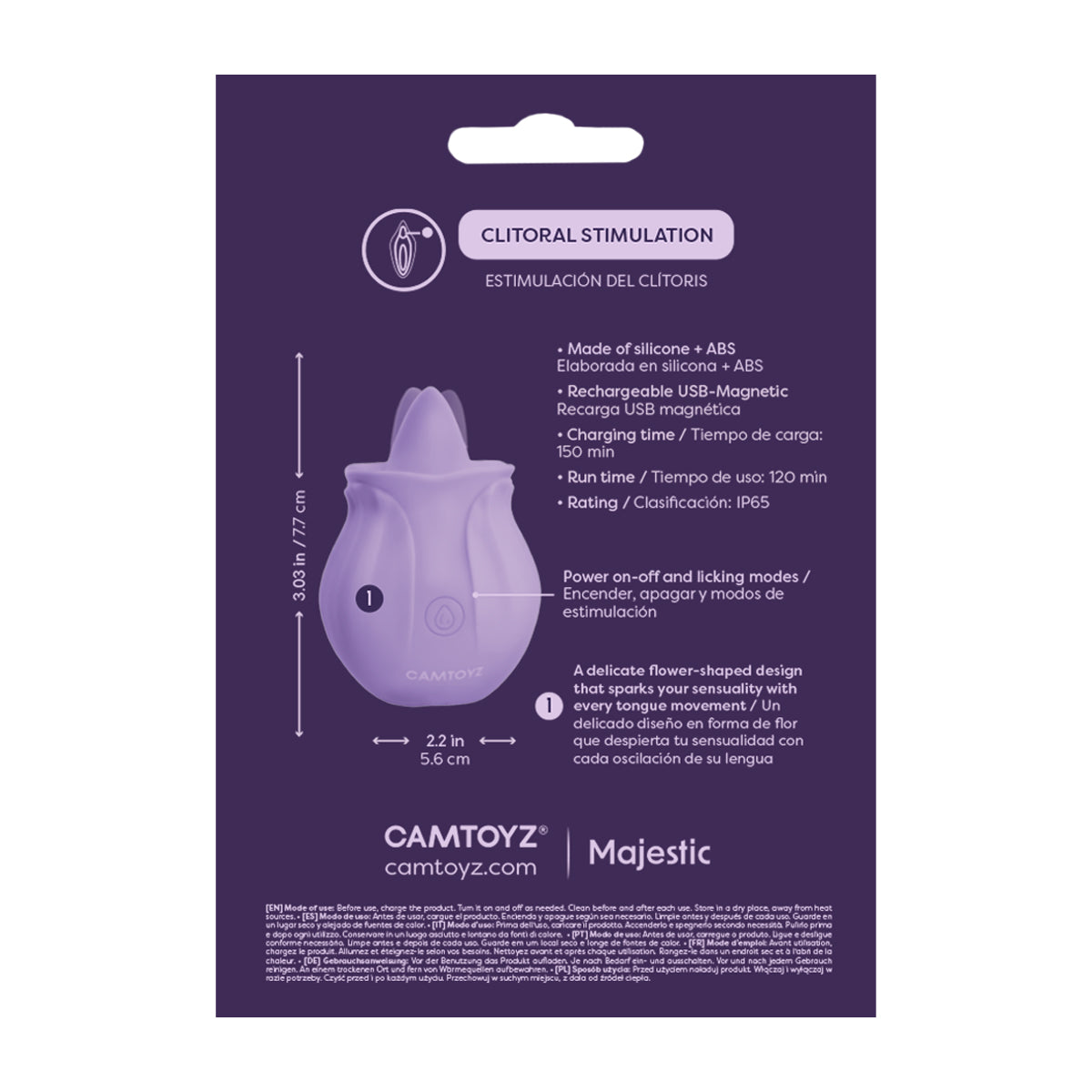 Vibrador con Lengua Juna Camtoyz - imagen 4