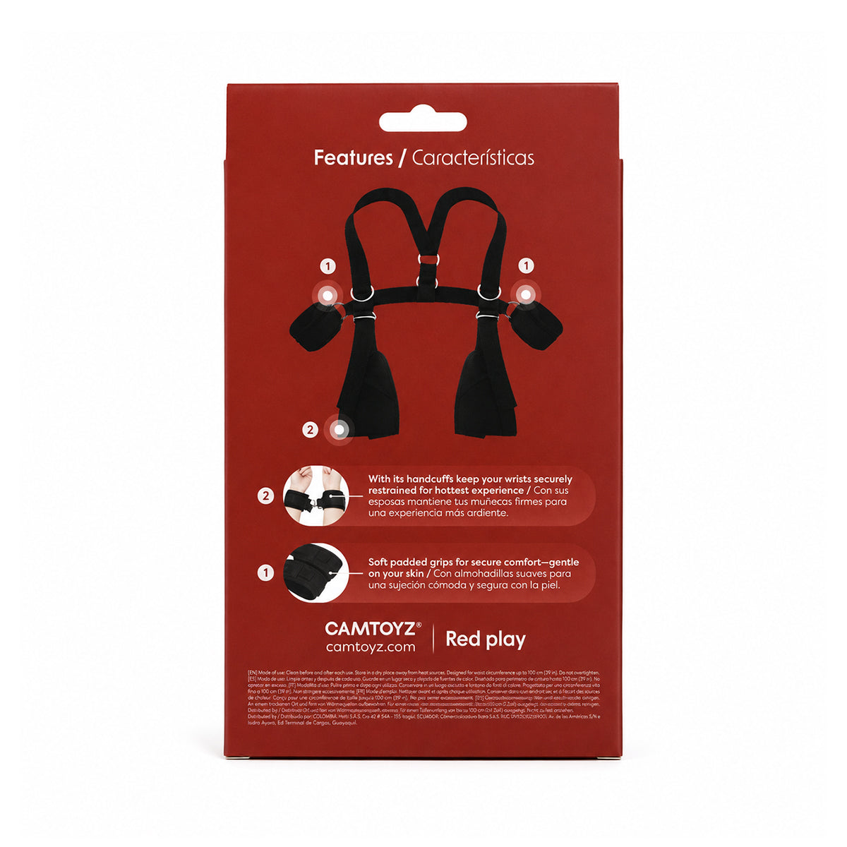 Handy Bondy Cinturón de Posicionamiento con Esposas Camtoyz - imagen 5