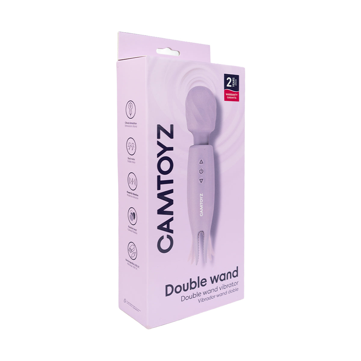 Double Wand Vibrador Wand Doble Camtoyz - imagen 4