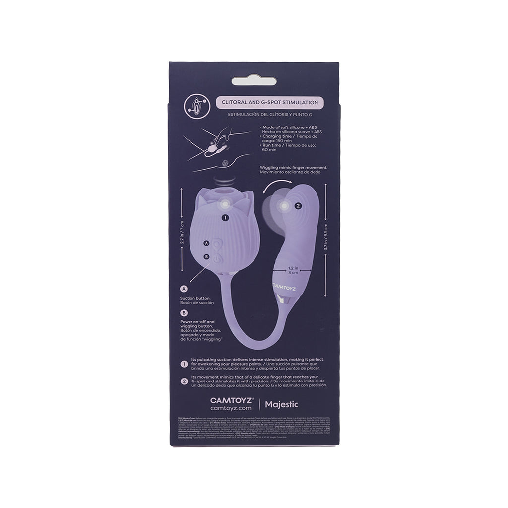 Lotus G-spot Vibrador con Bala Camtoyz - imagen 6