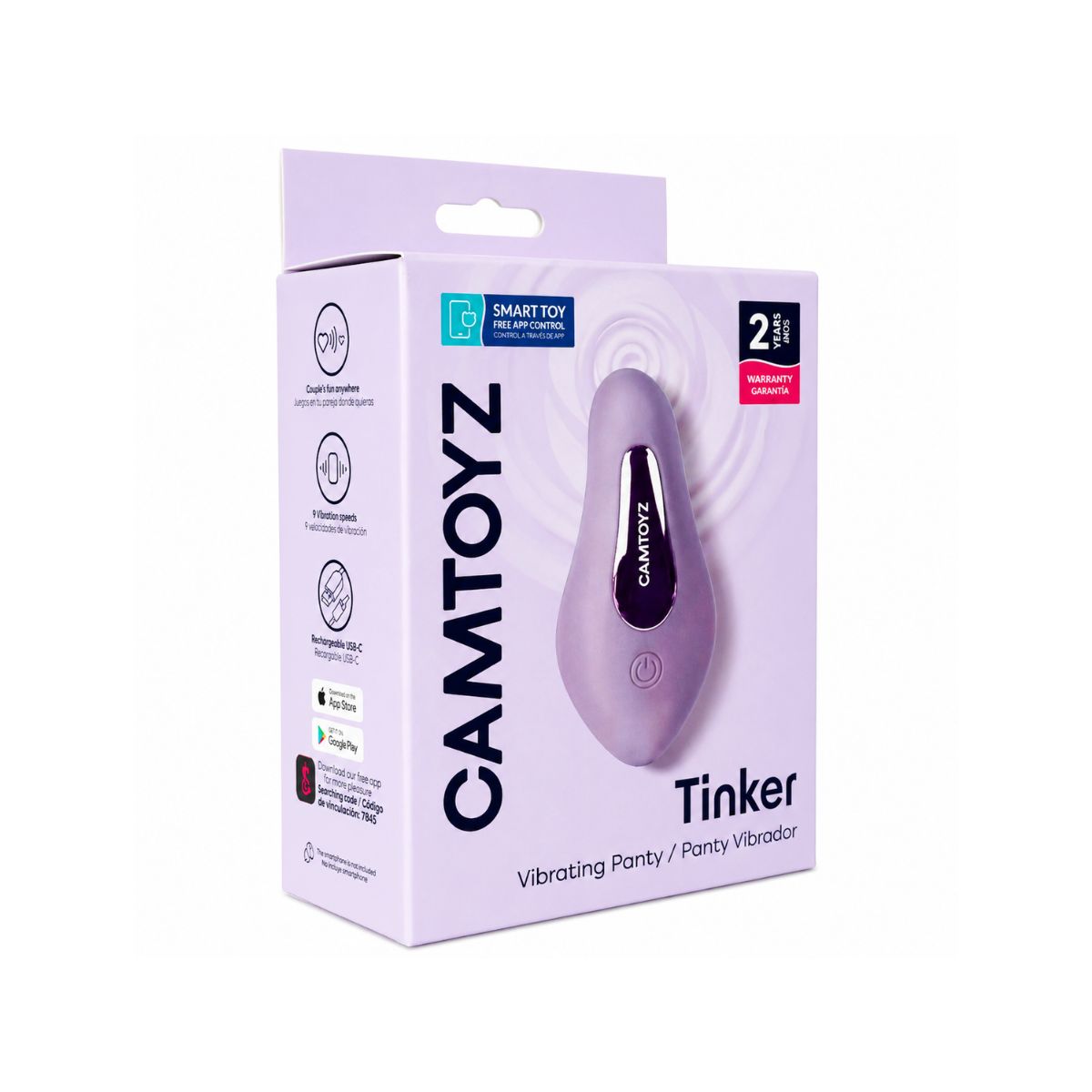 Vibrador Para Panty Tinker Con App Camtoyz - imagen 5