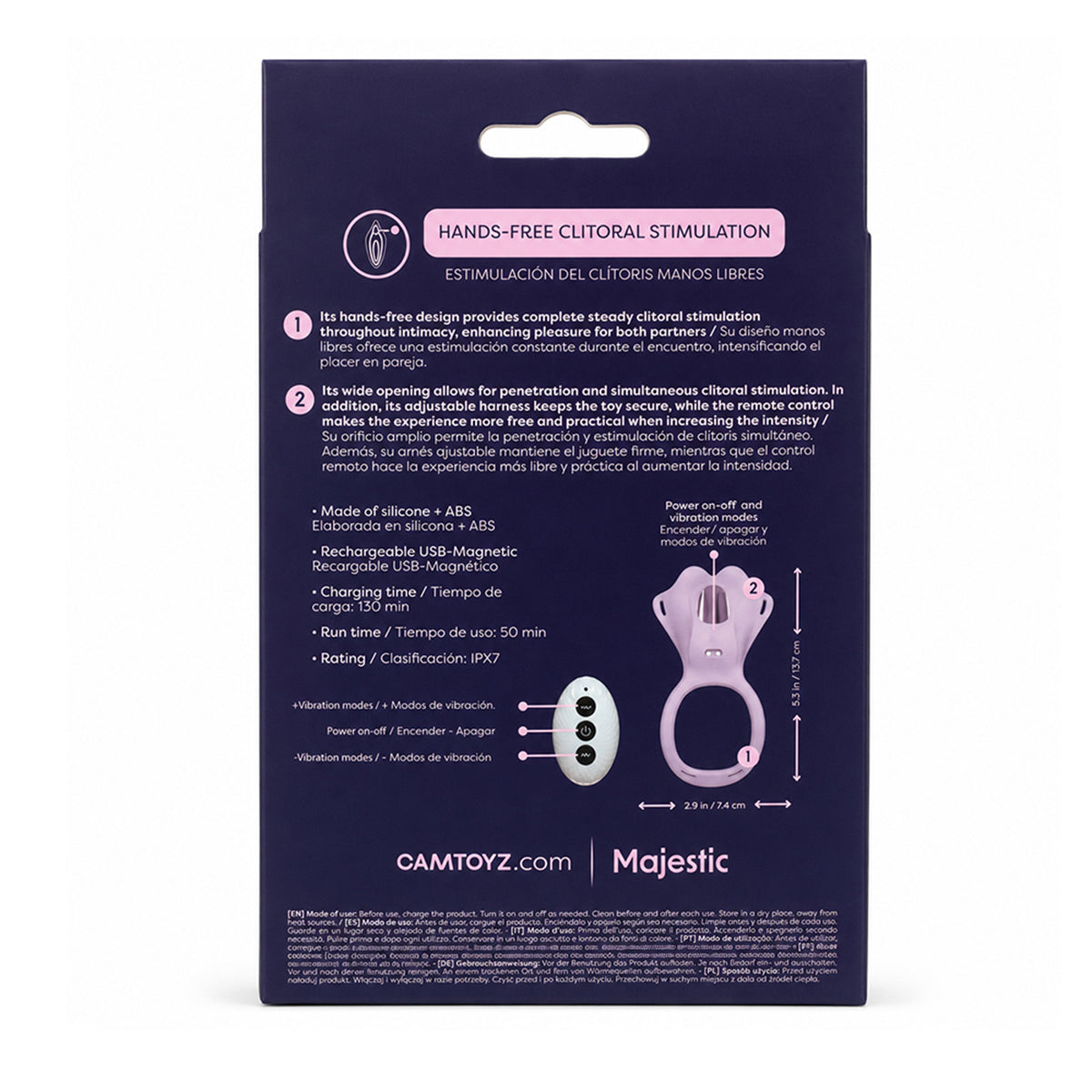 StrapVibe Panty Vibrador Camtoyz - imagen 4