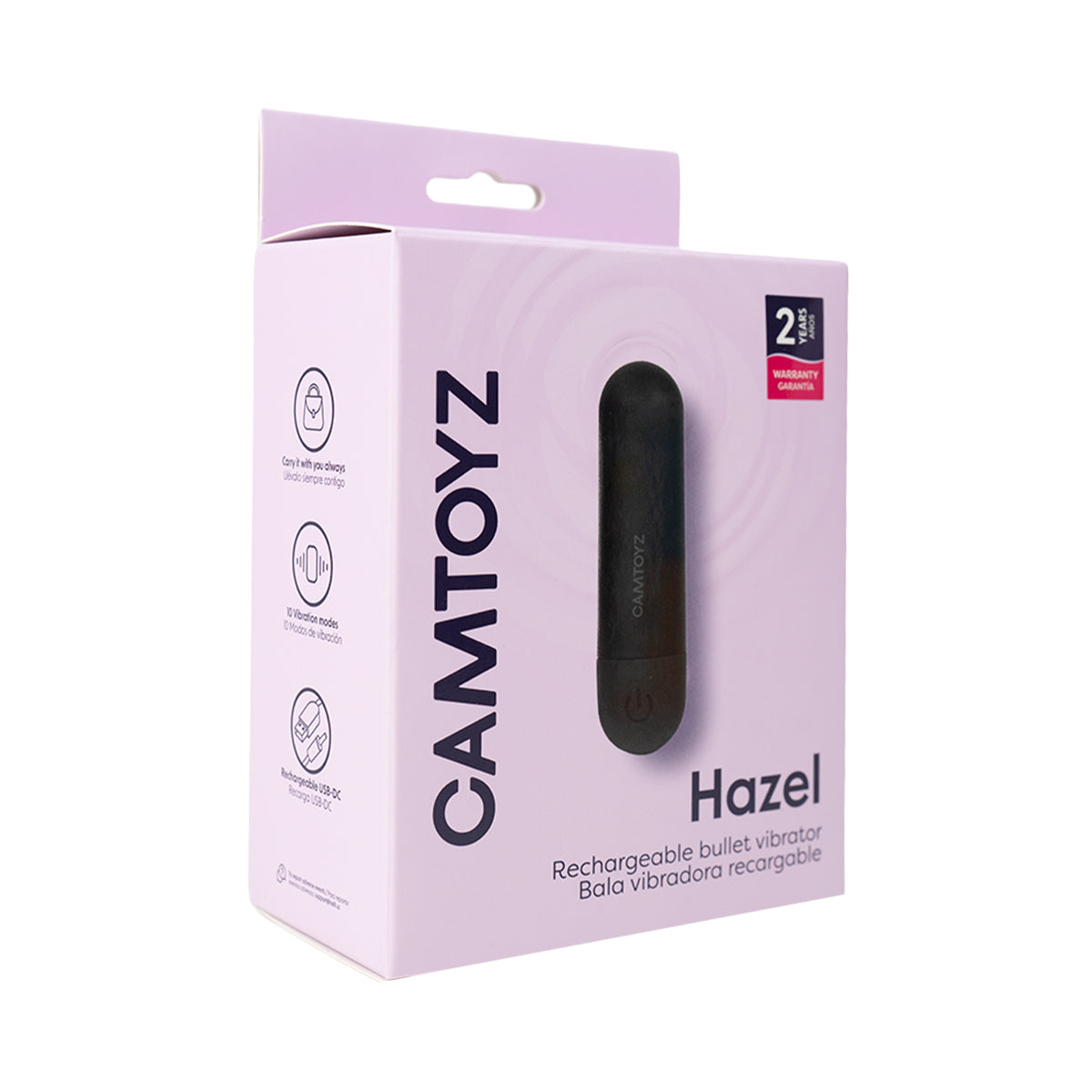 Bala Vibradora Recargable Hazel Camtoyz - imagen 4