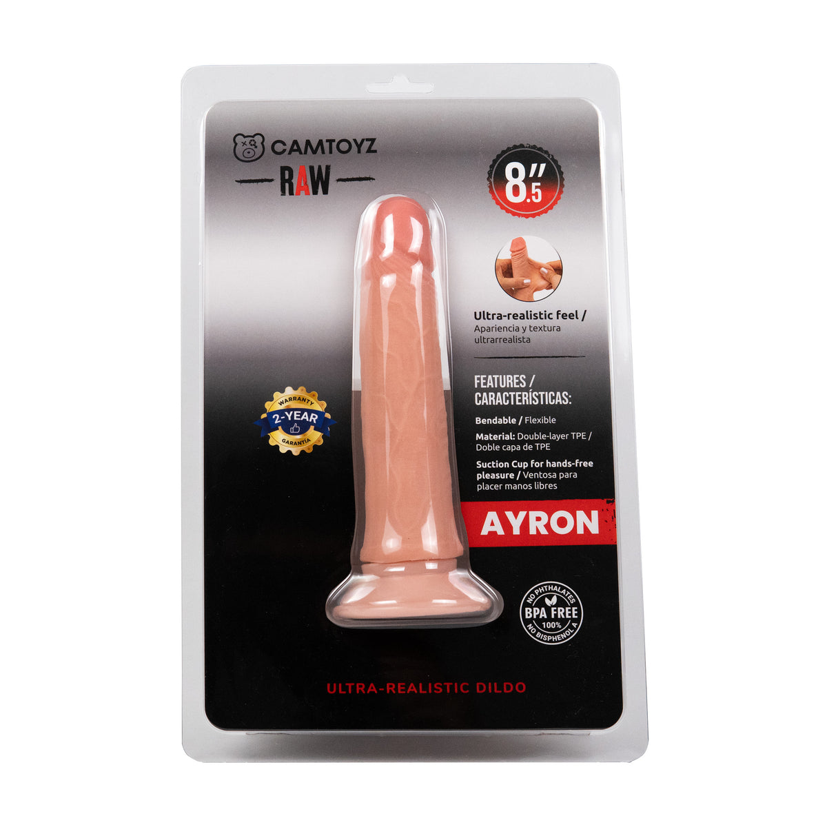 Dildo Ultra Realista Ayron Camtoyz - imagen 1