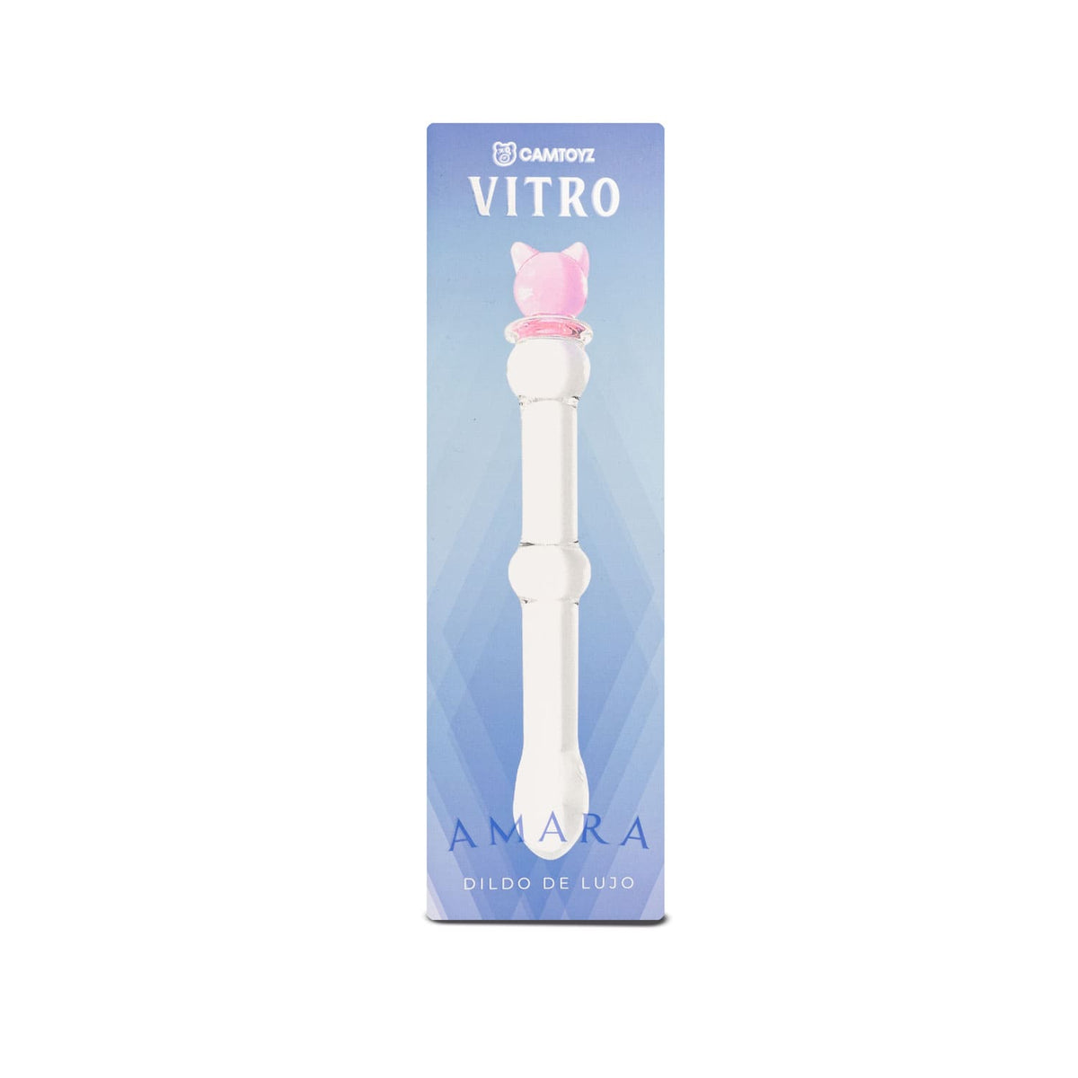Dildo de Vidrio Amara 17 cm Camtoyz - imagen 3