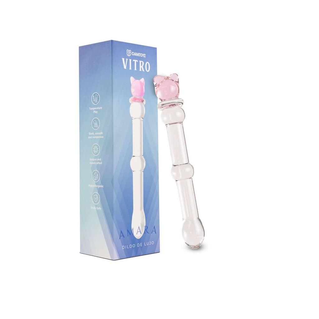 Dildo de Vidrio Amara 17 cm Camtoyz - imagen 1