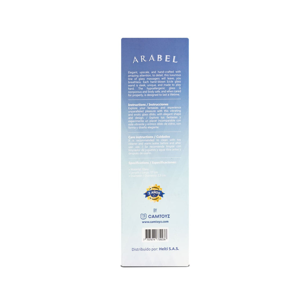 Dildo de Vidrio Arabel 17 cm Camtoyz - imagen 3