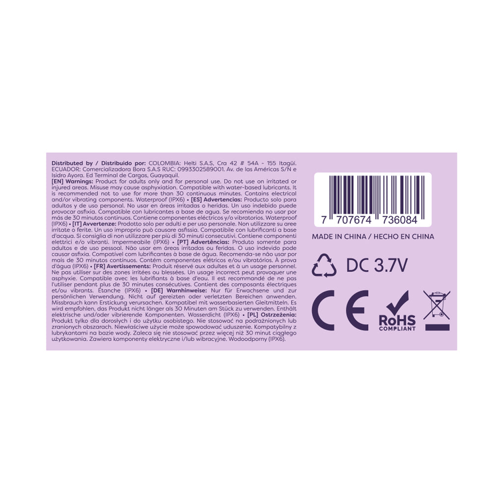 Vibrador Aselia Morado Camtoyz - imagen 8