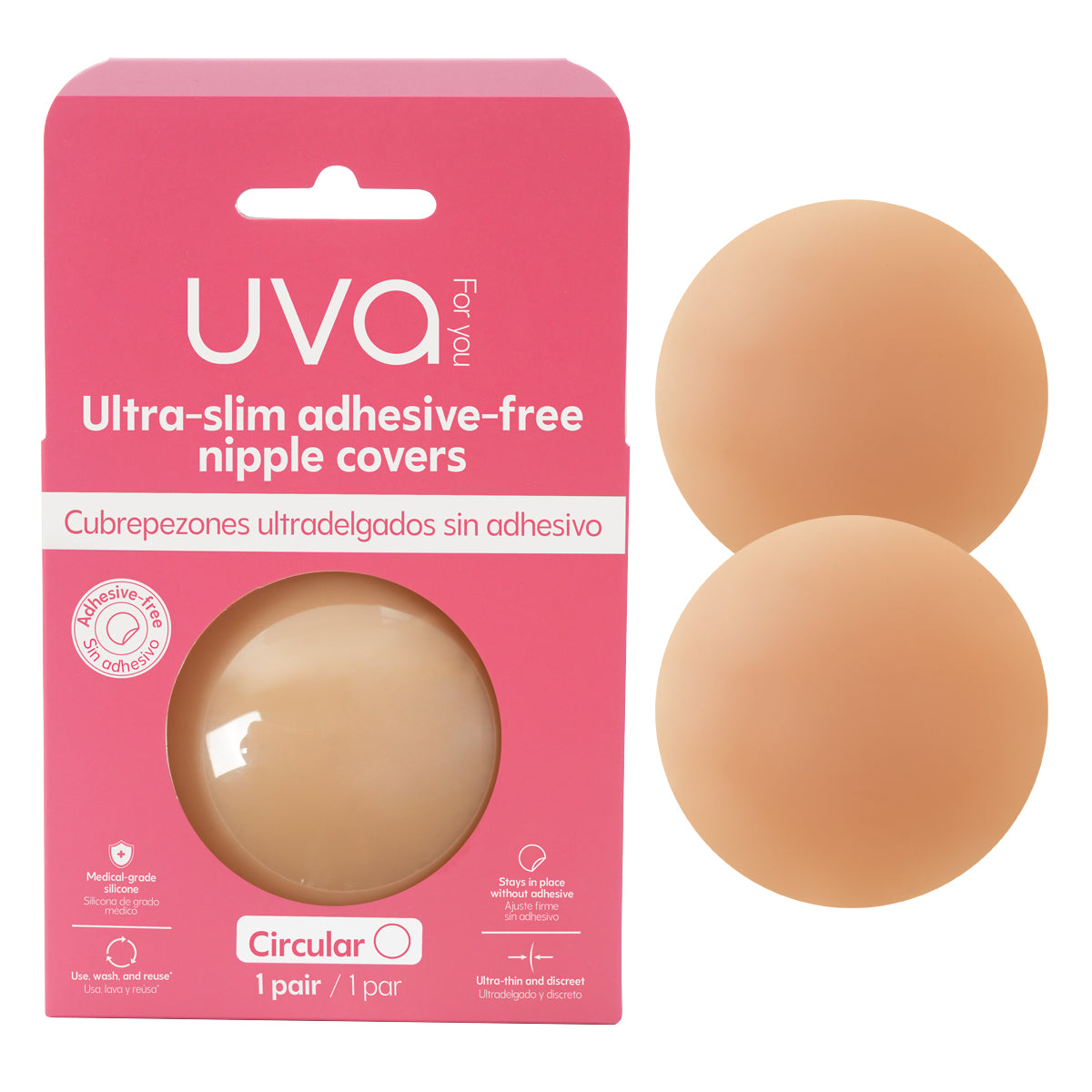 Cubrepezones sin Adhesivo UVA - imagen 2
