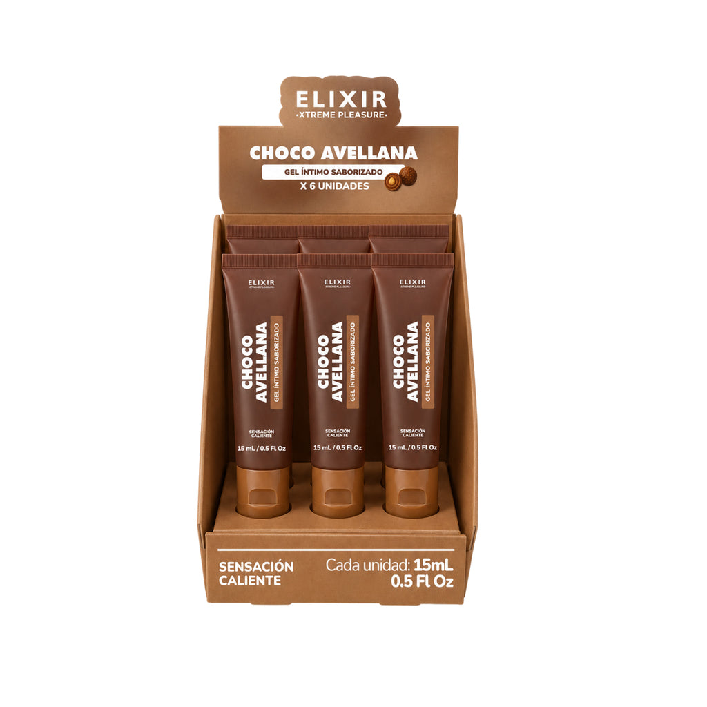 Gel Íntimo Saborizado Choco Avellana Elixir - imagen 1