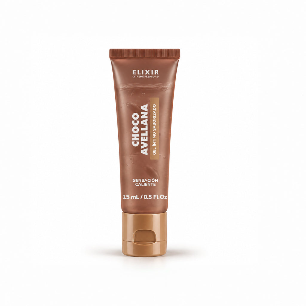 Gel Íntimo Saborizado Choco Avellana Elixir - imagen 2