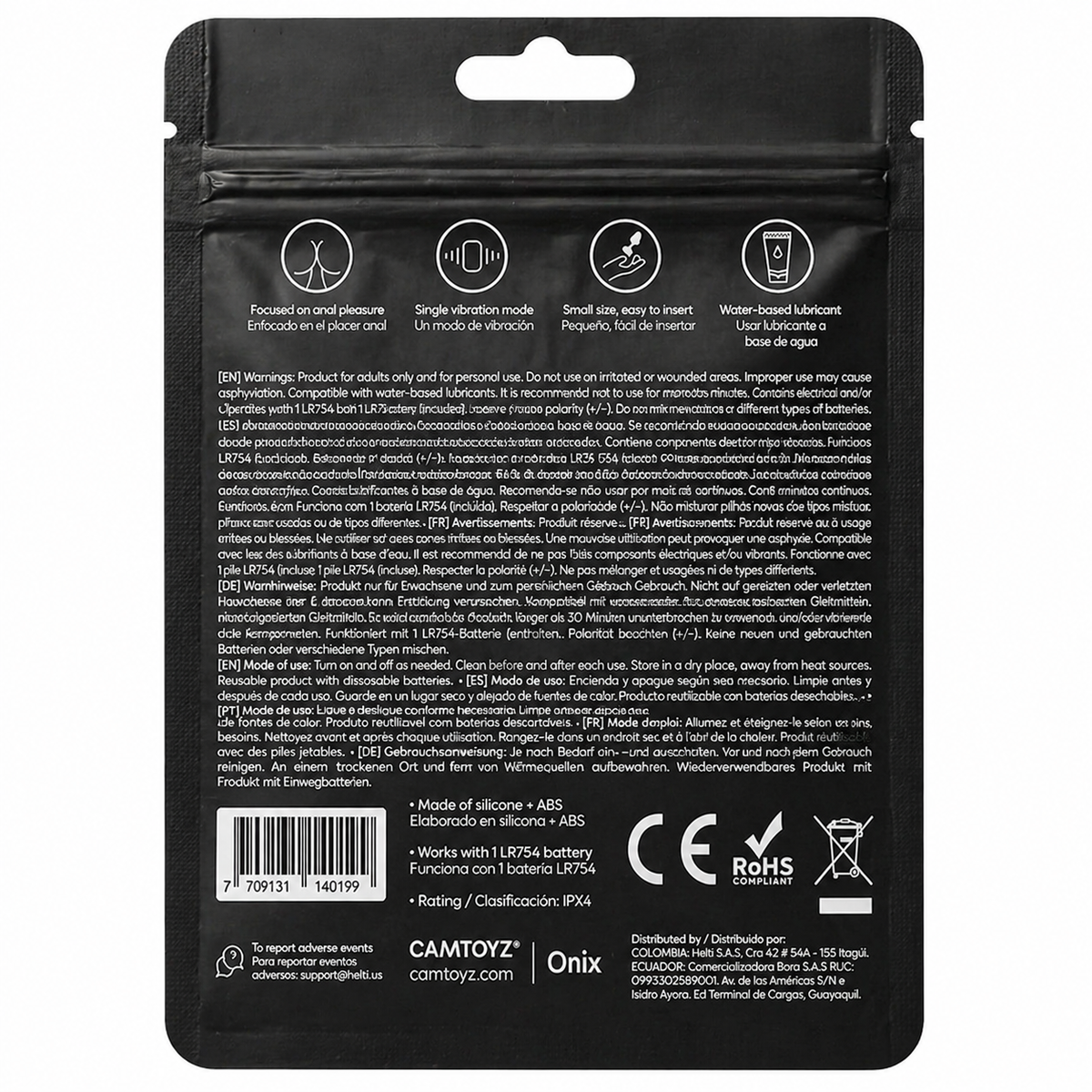 Benal Plug anal con vibración Camtoyz - imagen 4