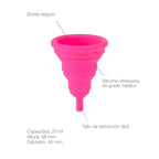 Copa Menstrual Lily Cup Compact Intimina - imagen 14