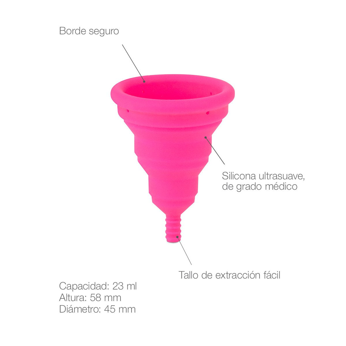 Copa Menstrual Lily Cup Compact Intimina - imagen 14