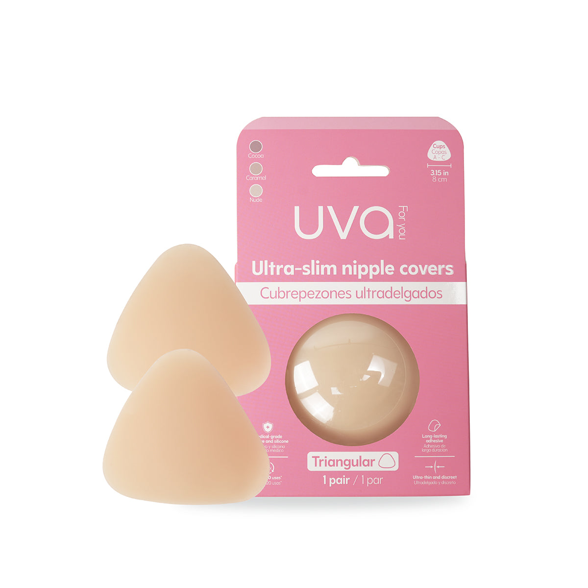 Cubrepezones UVA Triangular - imagen 1