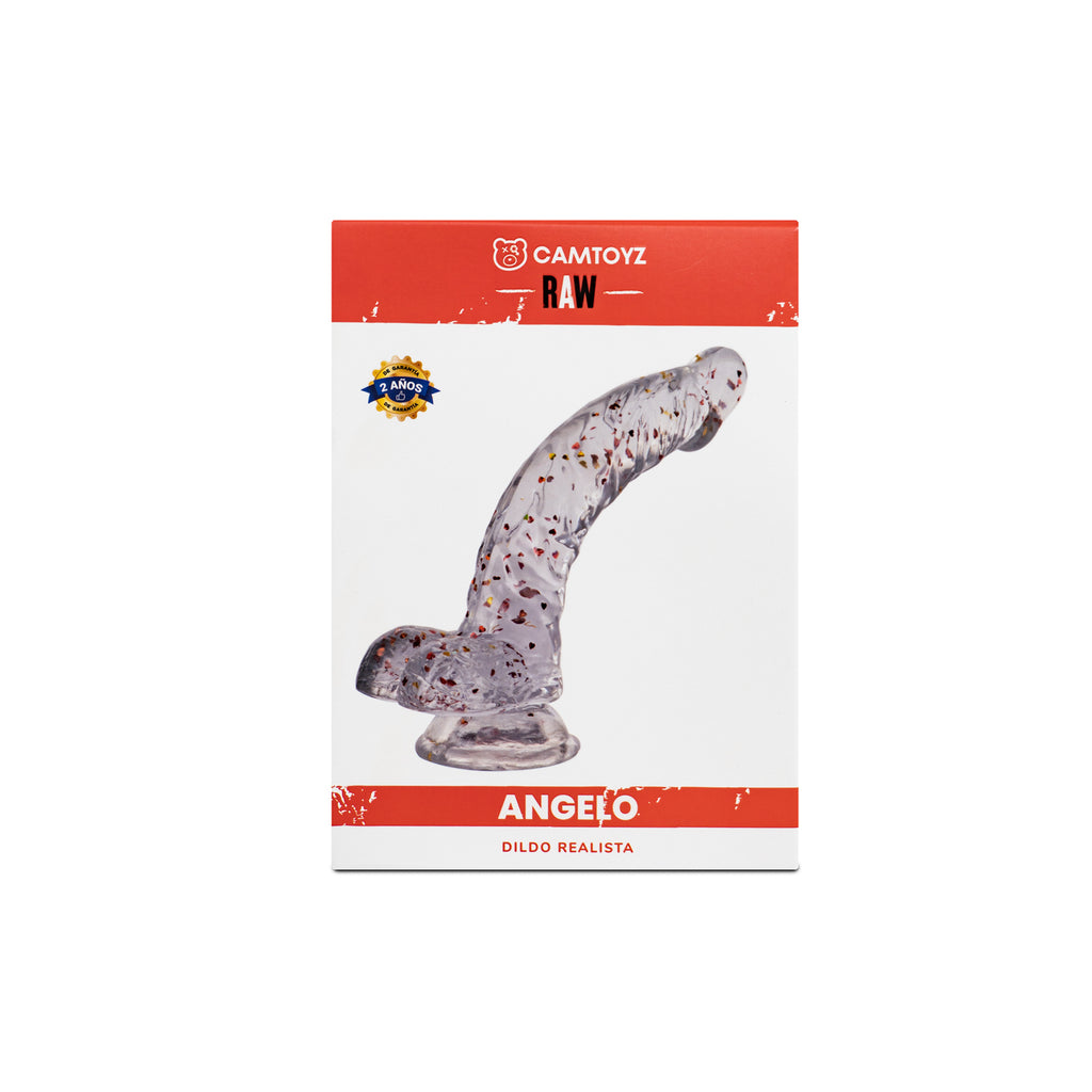 Dildo Realista Angelo Transparente 20 cm Camtoyz - imagen 7