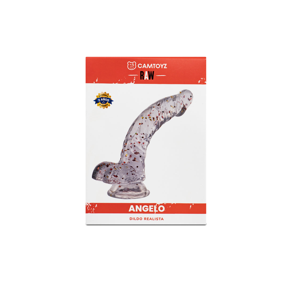 Dildo Realista Angelo Transparente 20 cm Camtoyz - imagen 7