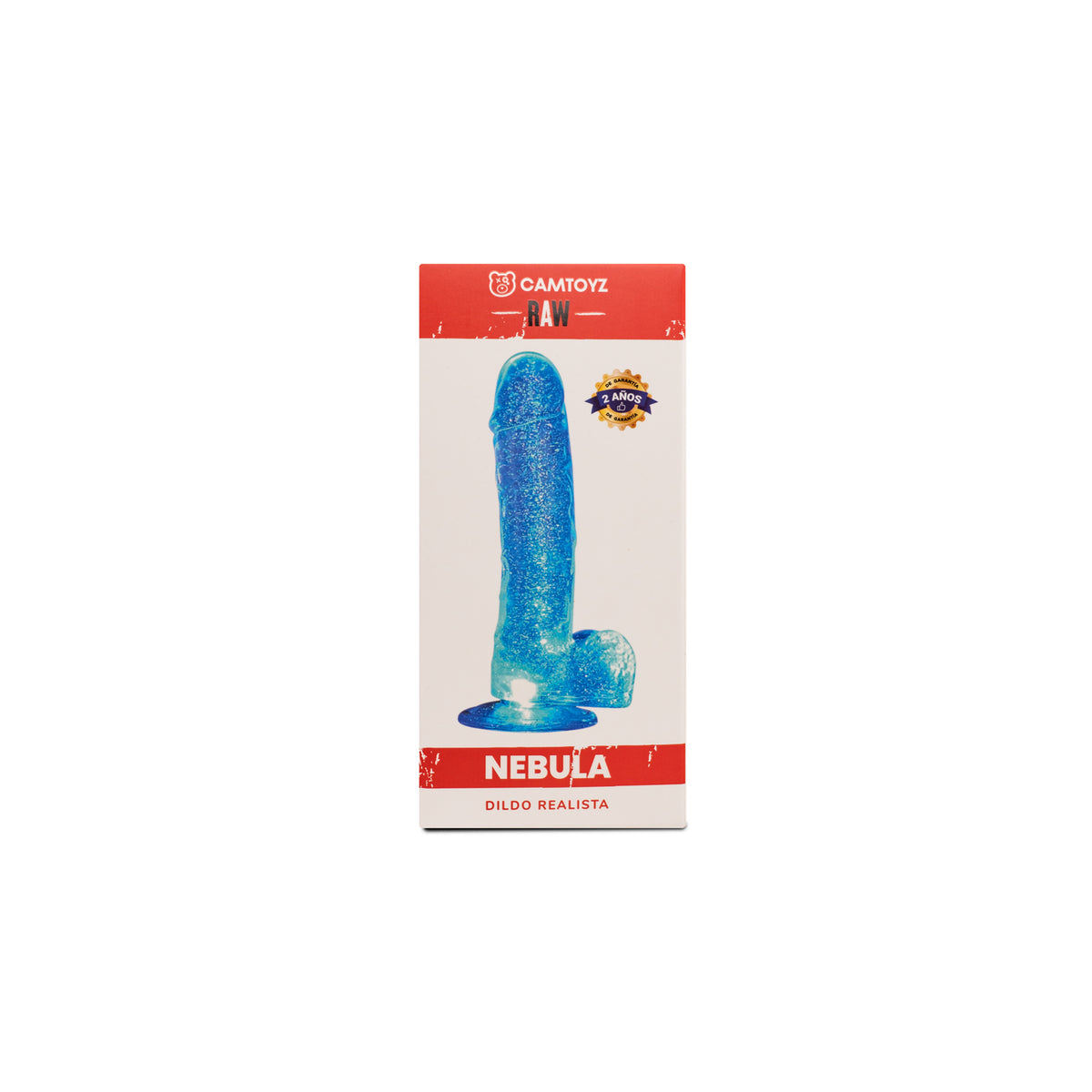 Dildo Realista Nebula Transparente 18.5 cm Camtoyz - imagen 2