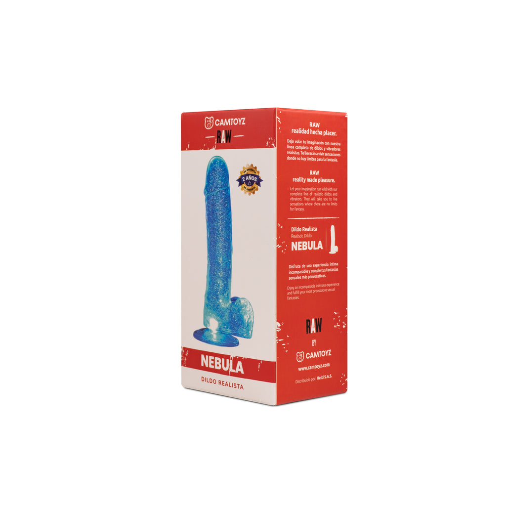 Dildo Realista Nebula Transparente 18.5 cm Camtoyz - imagen 3