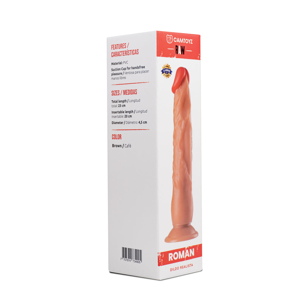 Dildo Realista Roman 23 cm Camtoyz - imagen 2