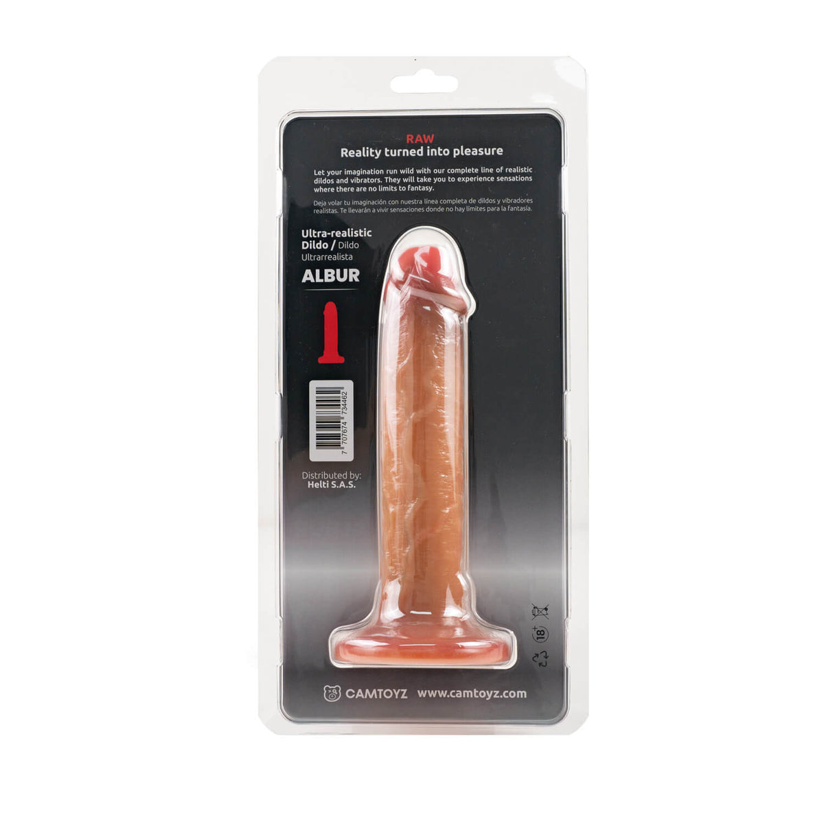 Dildo Ultra Realista Albur 20 cm Camtoyz - imagen 2