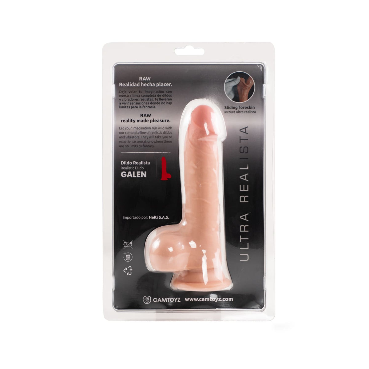 Dildo Ultra realista Galen 19.5 cm Camtoyz - imagen 10