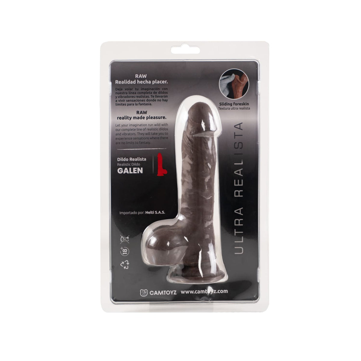 Dildo Ultra realista Galen 19.5 cm Camtoyz - imagen 12