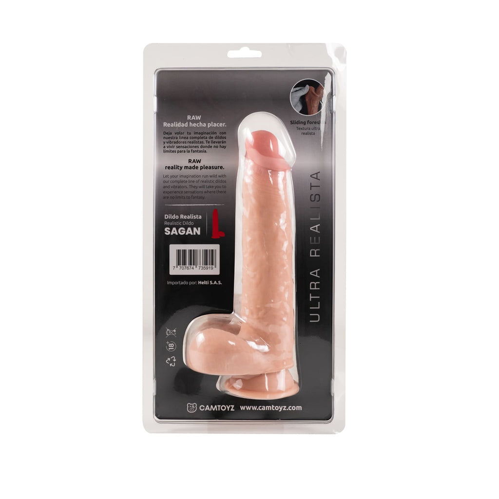 Dildo ultra realista Sagan 19.5 cm – 24.5 cm Camtoyz - imagen 8