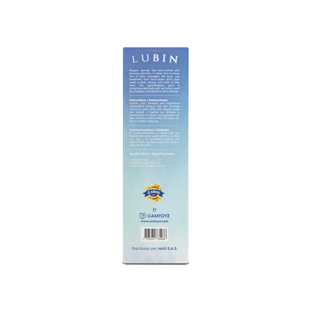 Dildo de Vidrio Lubin 22.5 Camtoyz - imagen 5