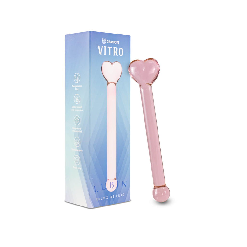 Dildo de Vidrio Lubin 22.5 Camtoyz - imagen 1