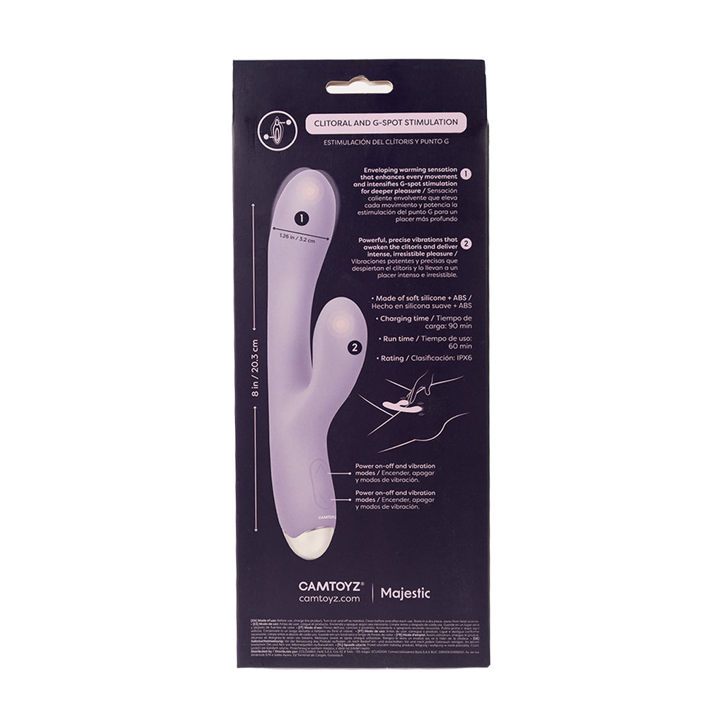 Vibrador Rabbit con sensación de calor Dona Camtoyz - imagen 6