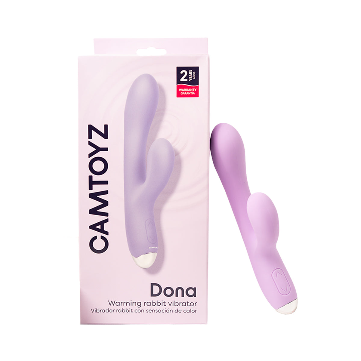 Vibrador Rabbit con sensación de calor Dona Camtoyz - imagen 1