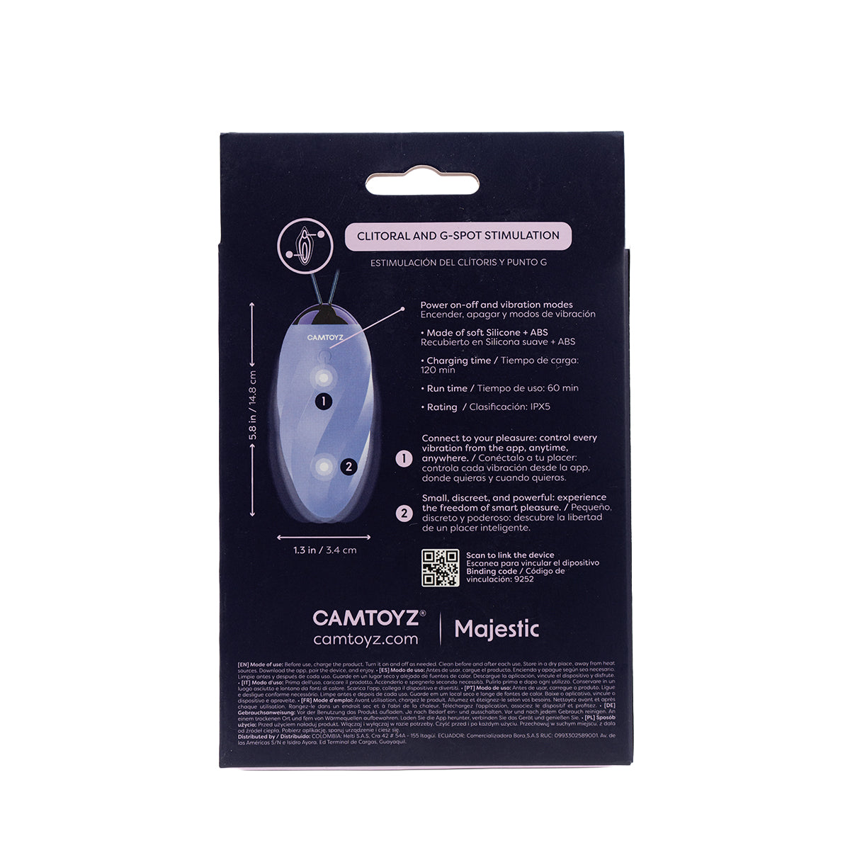 Eggy Huevo Vibrador con App Camtoyz - imagen 7