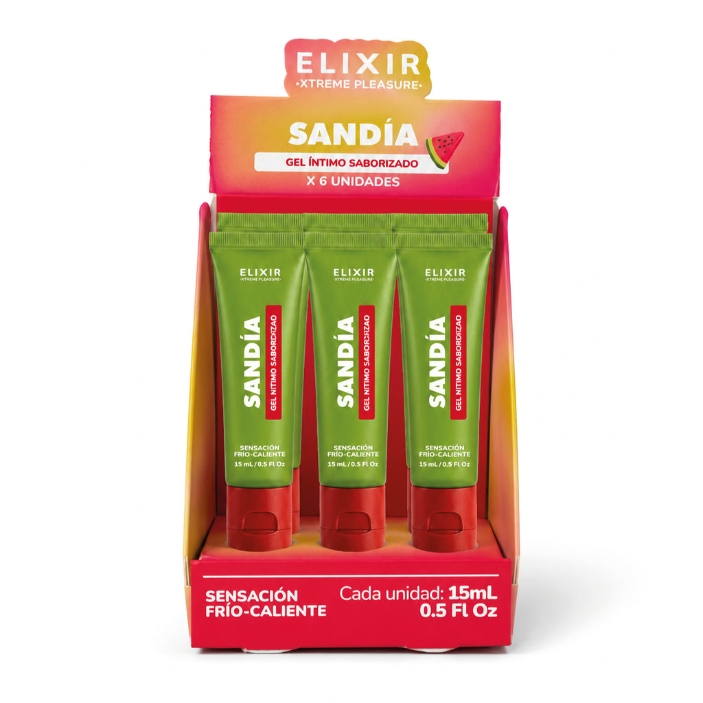 Lubricante Saborizado Sandía Elixir - imagen 1