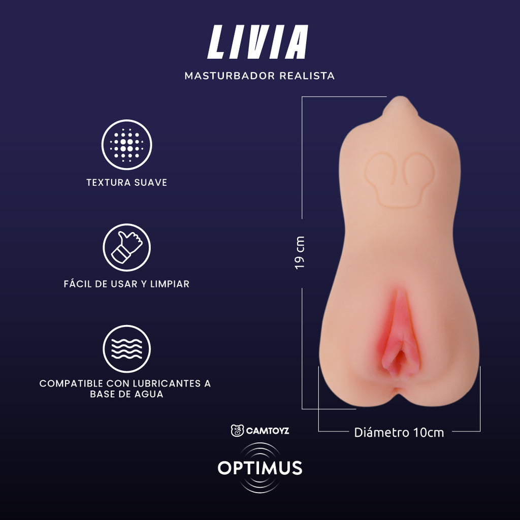 Masturbador Realista Livia Camtoyz - imagen 8