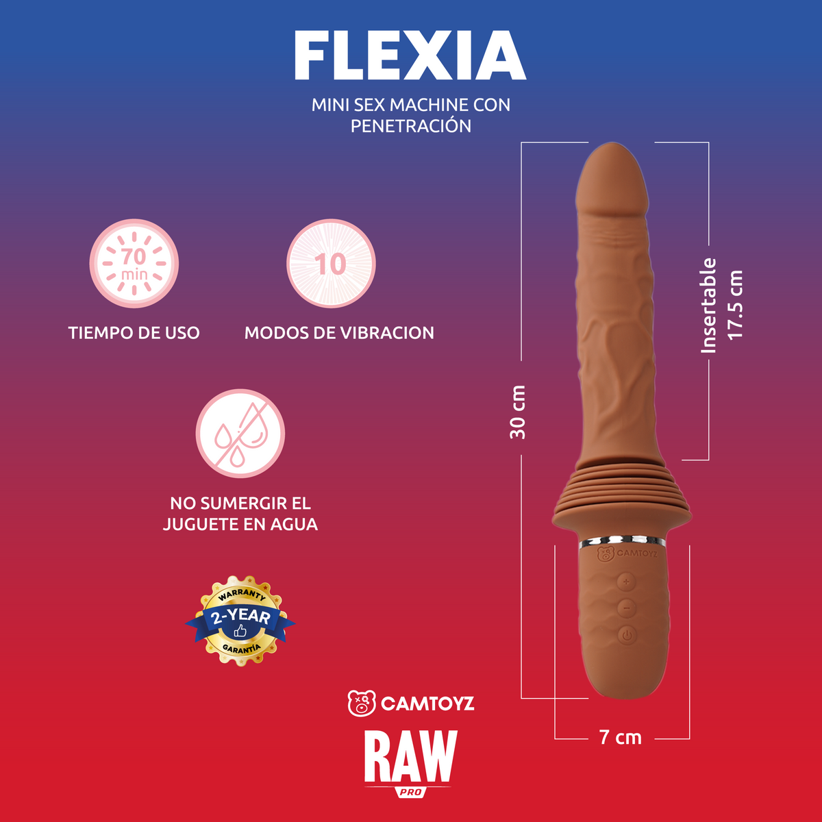 Mini Sex Machine Flexia Camtoyz - imagen 11