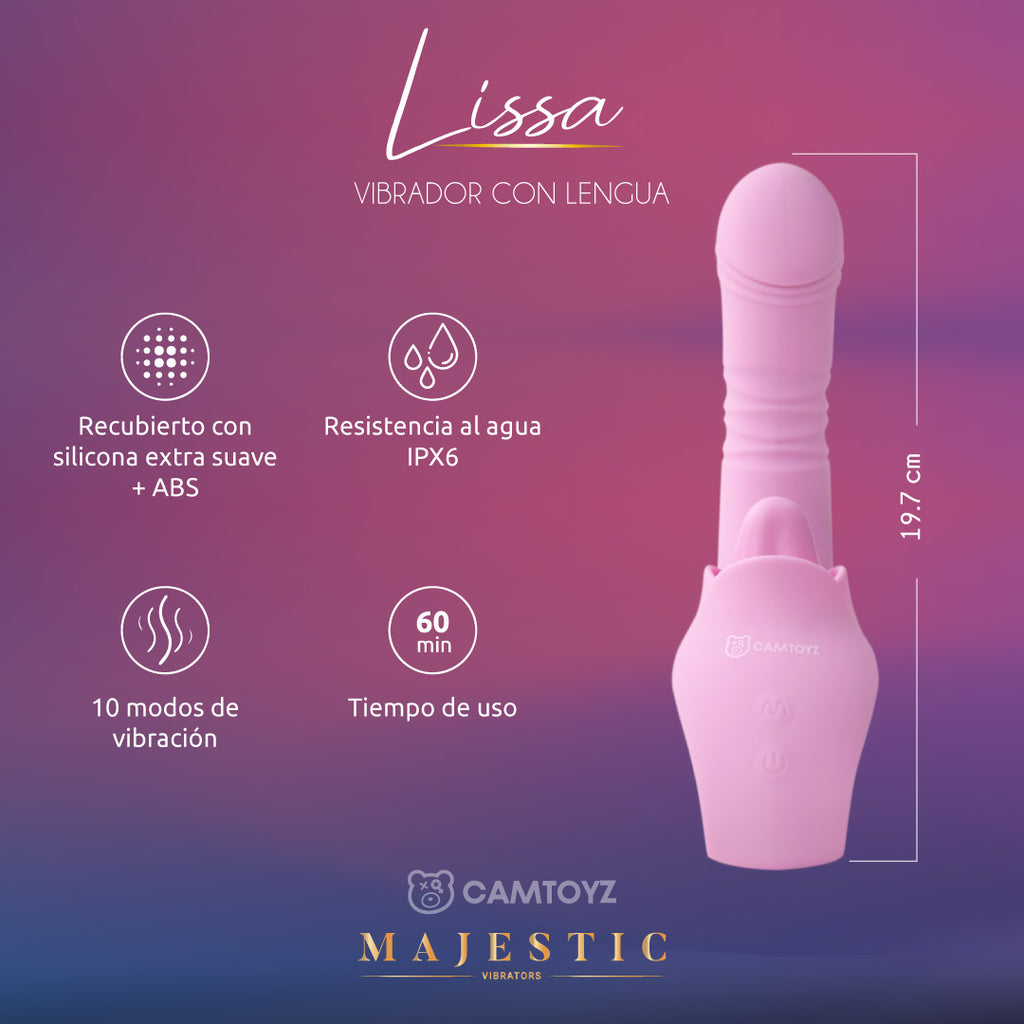 Estimulador con Lengua Lissa Camtoyz - imagen 8