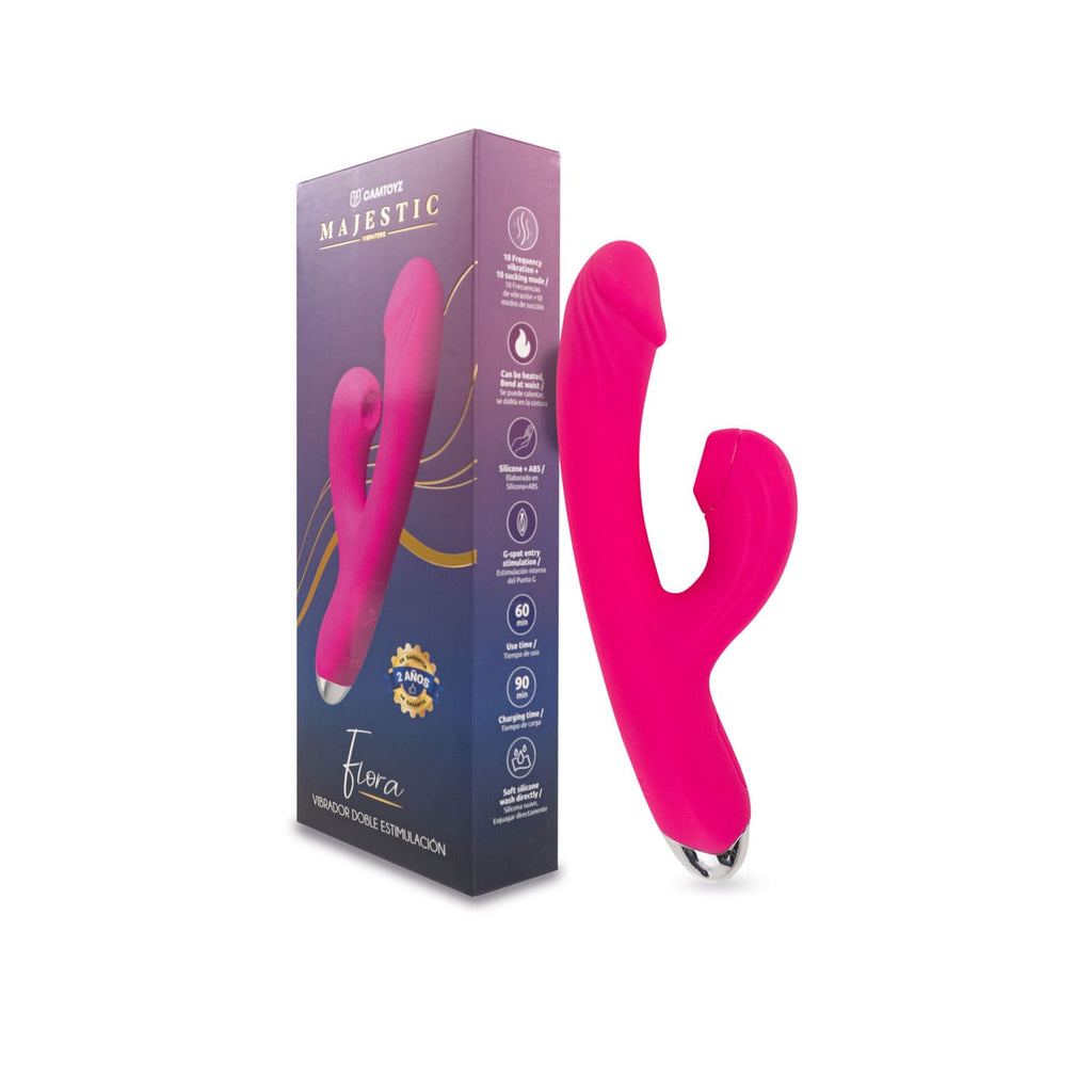Vibrador Doble Estimulación Flora Camtoyz - imagen 1