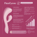 FlexiCurve Vibrador Rabbit Ergonómico con App Camtoyz - imagen 10