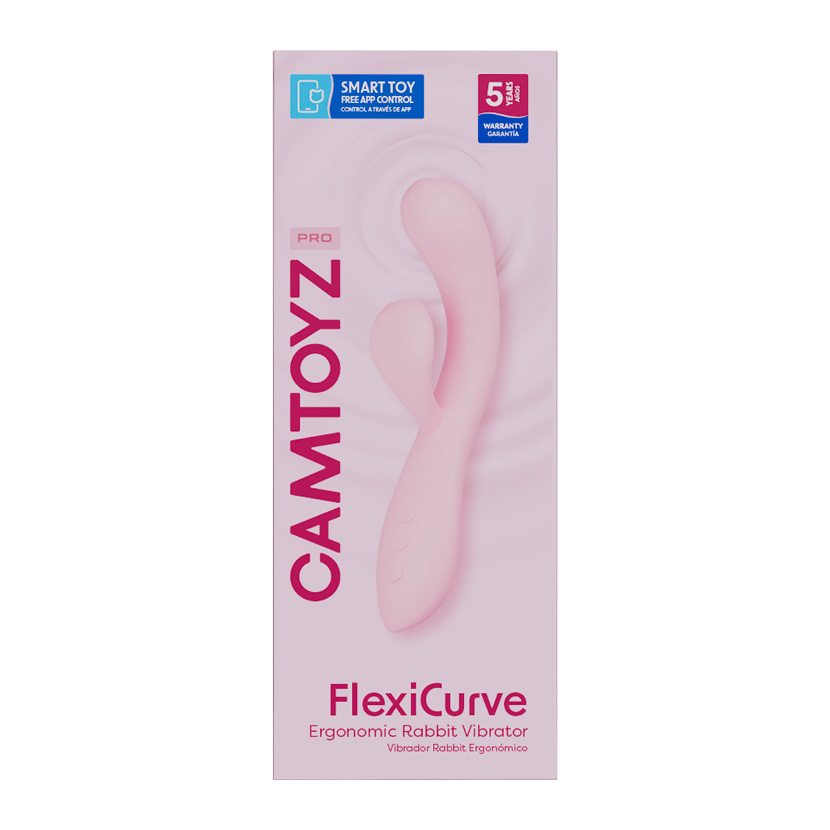 FlexiCurve Vibrador Rabbit Ergonómico con App Camtoyz - imagen 7