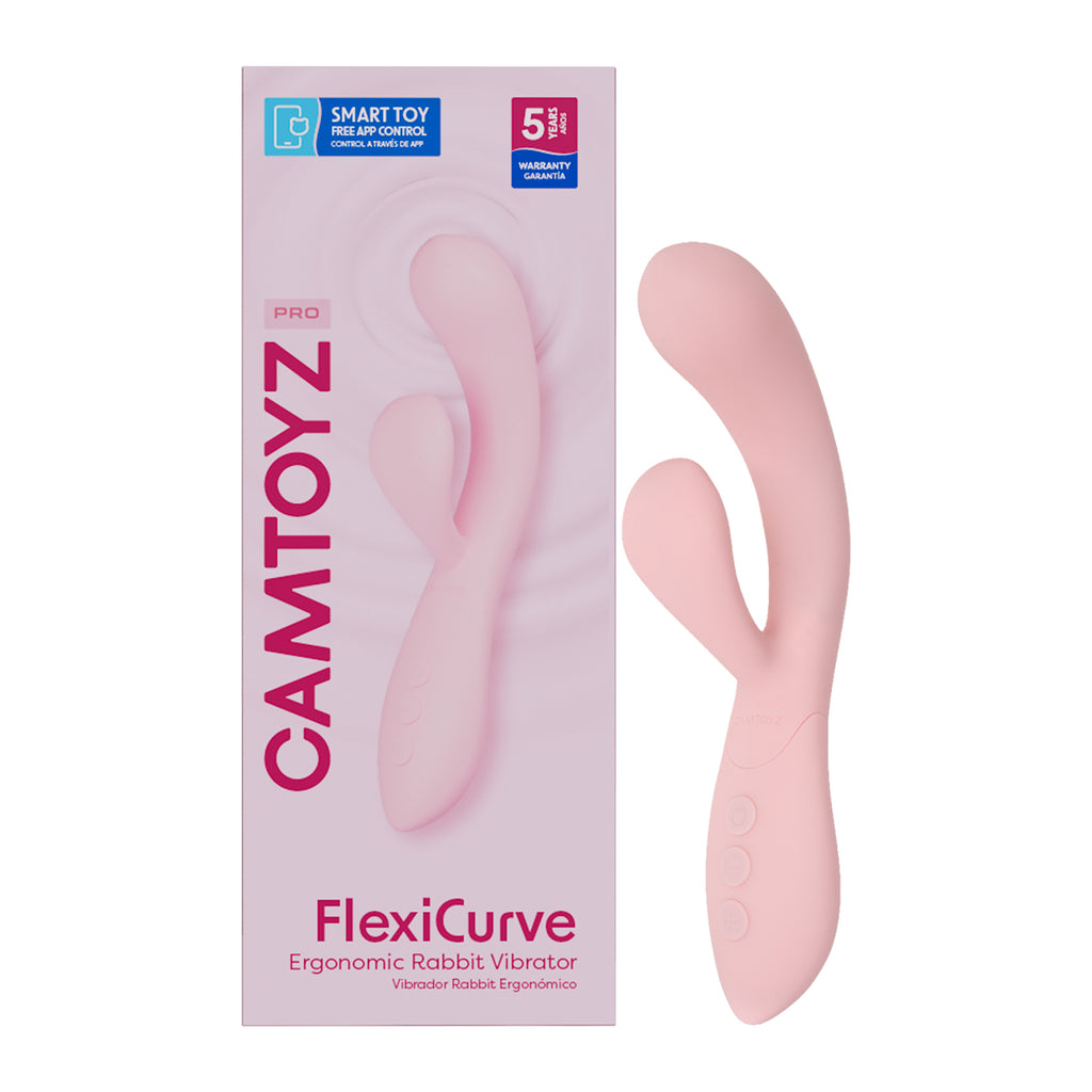 FlexiCurve Vibrador Rabbit Ergonómico con App Camtoyz - imagen 2