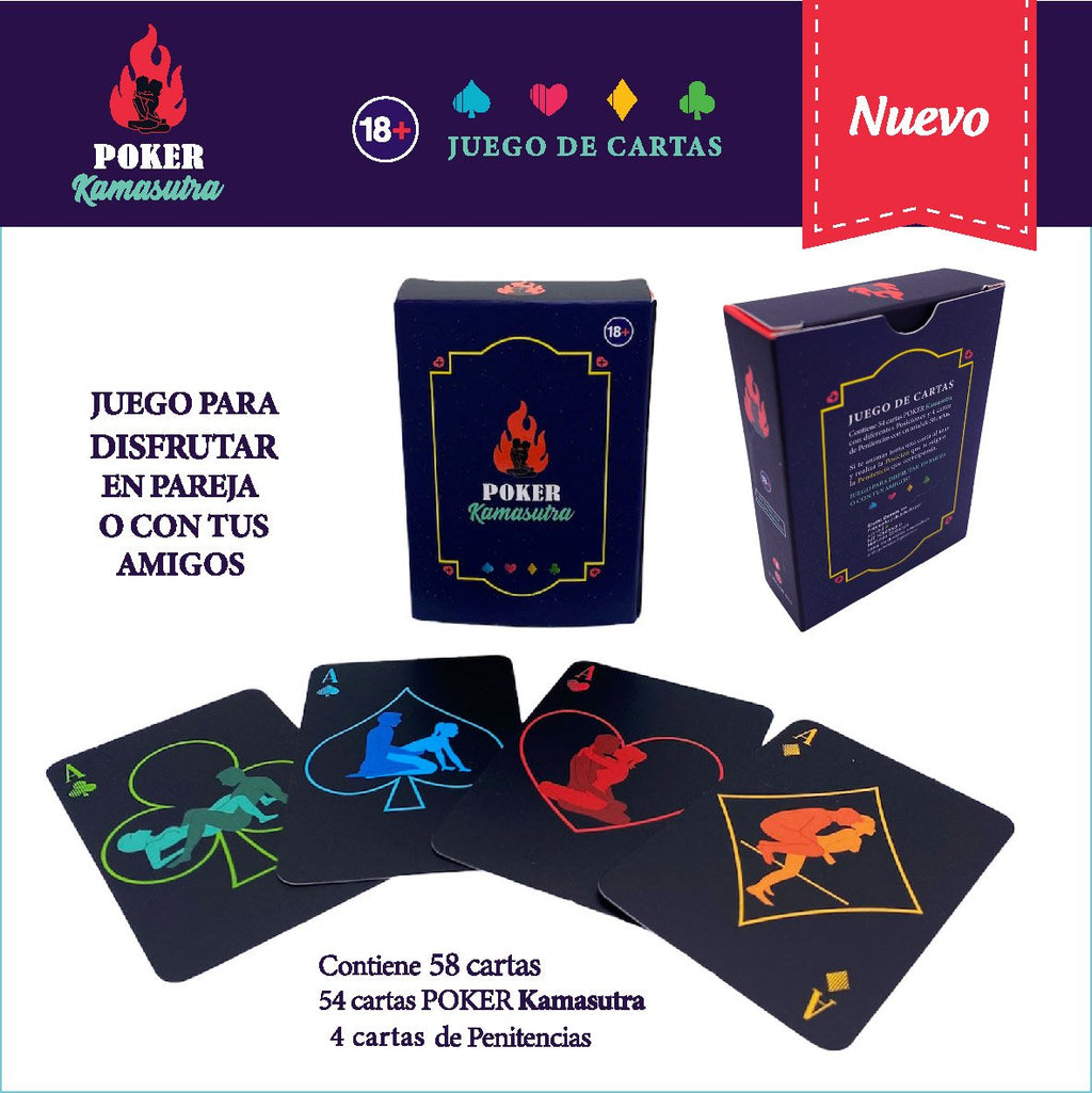 Juego de Cartas Eróticas Poker Kamasutra - imagen 1