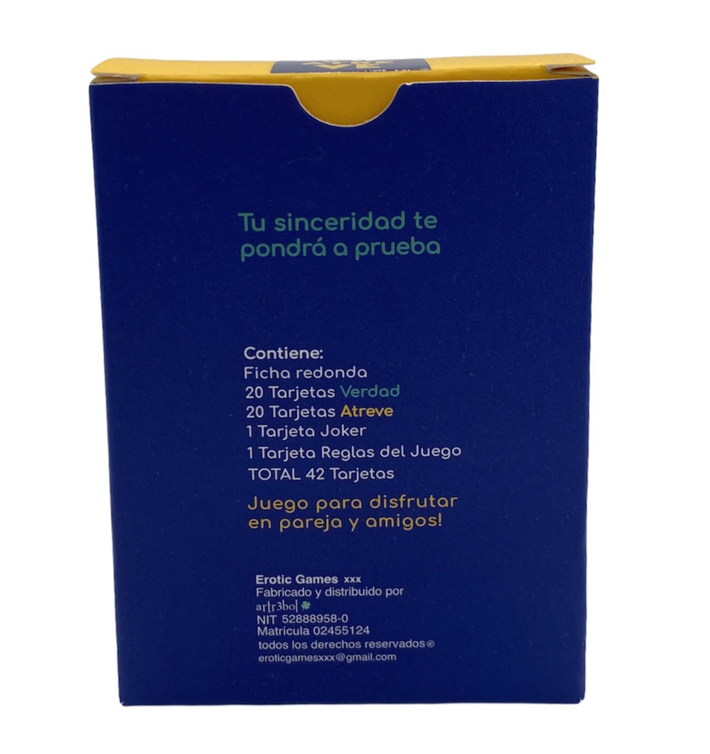 Juego de Cartas Eróticas Verdad o Se Atreve - imagen 3