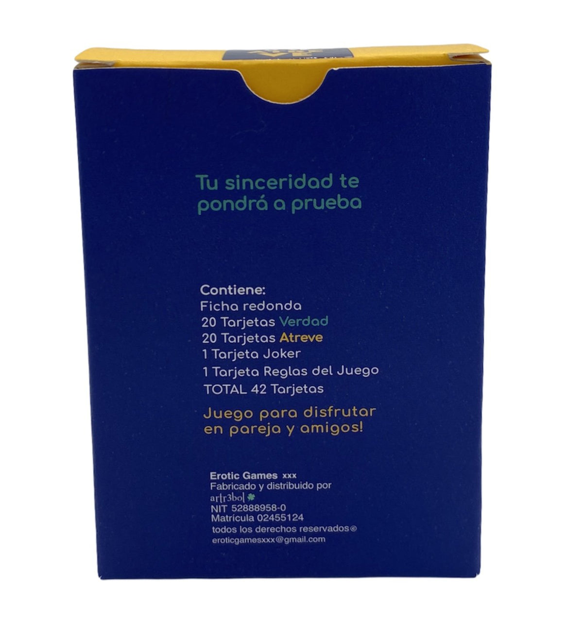 Juego de Cartas Eróticas Verdad o Se Atreve - imagen 3