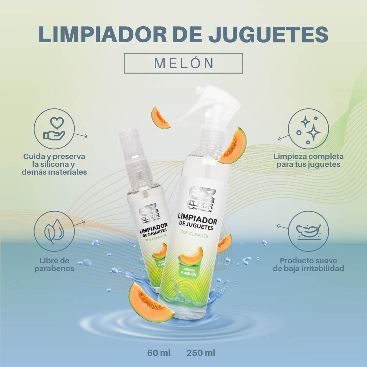 Limpiador De Juguetes Elixir De Melón - imagen 2