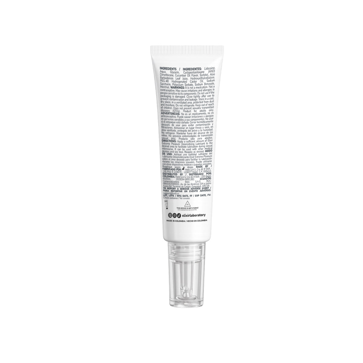 Elixir Anesty Lubricante íntimo Anal Desensibilizante - imagen 4