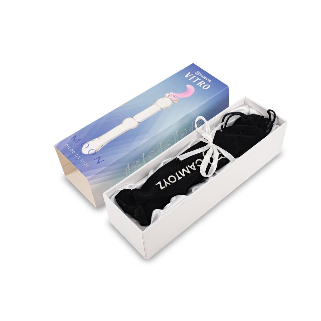 Dildo de Vidrio Moon 17 cm Camtoyz - imagen 3
