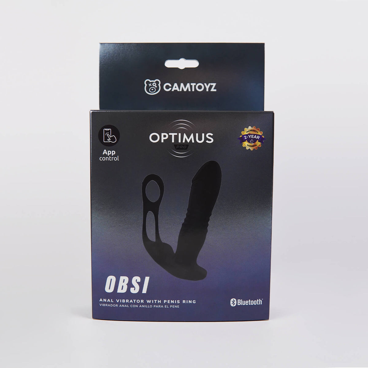 Vibrador Anal con Anillo para el pene Obsi Camtoyz - imagen 8
