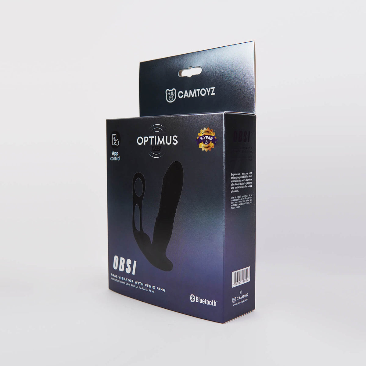 Vibrador Anal con Anillo para el pene Obsi Camtoyz - imagen 10